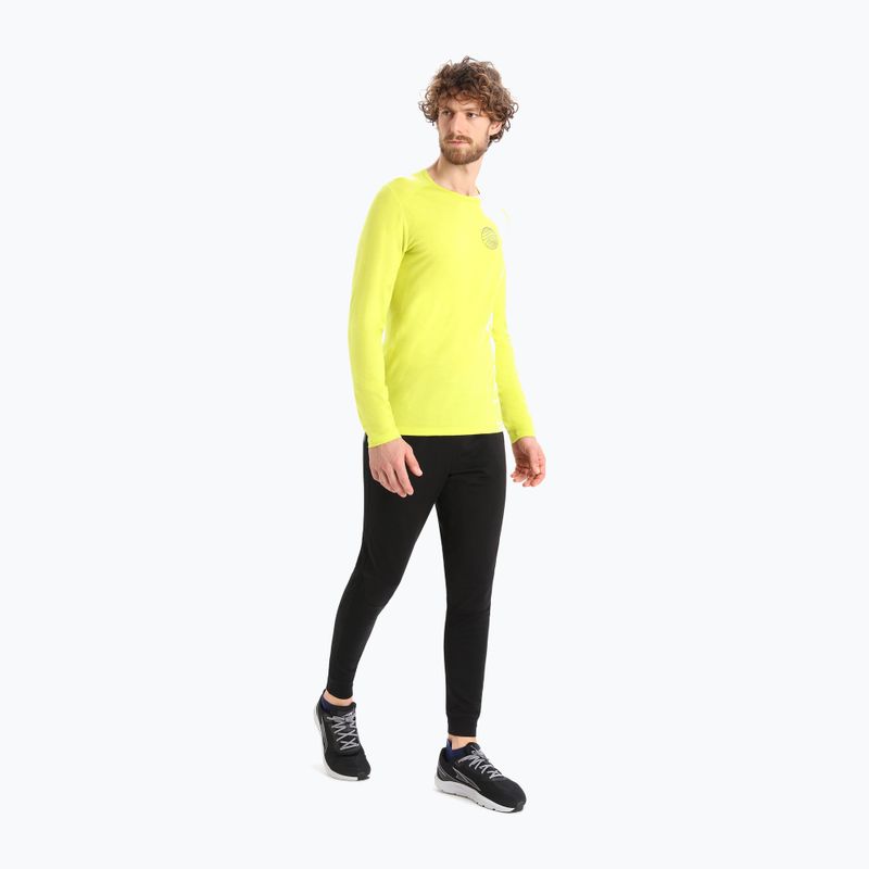 Bluza termoaktywna męska icebreaker 200 Oasis Crewe Alps 3D shine 2