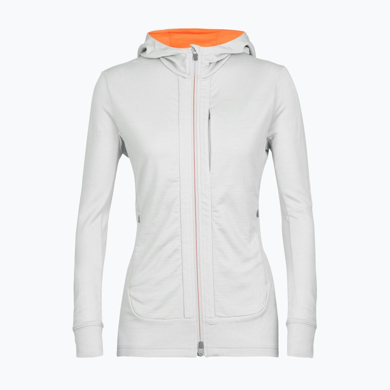 Bluza trekkingowa damska icebreaker Quantum III Zip Hood ether/flash 9