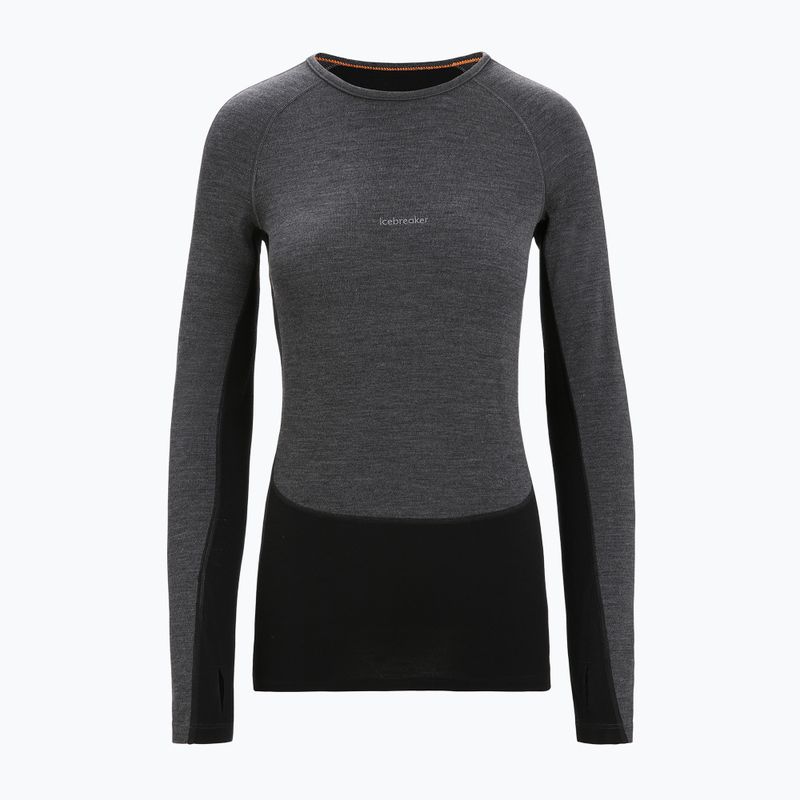 Bluza termoaktywna damska icebreaker ZoneKnit 260 jet hthr/black/metro hthr/cb 8