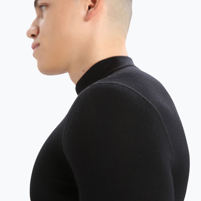 Longsleeve termoaktywny męski icebreaker 260 Tech Turtleneck black 4