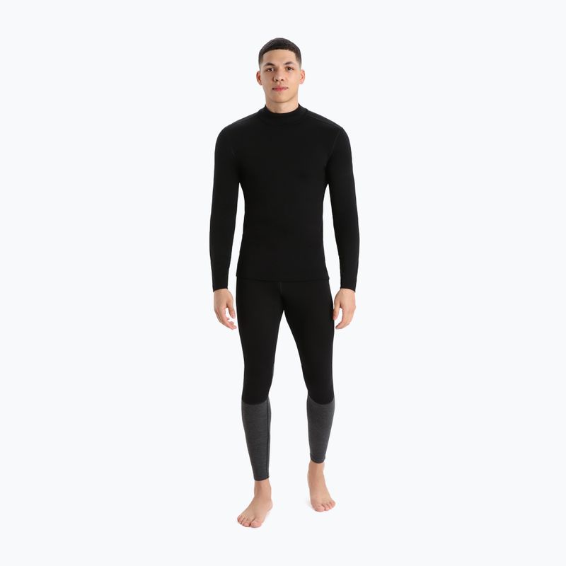 Longsleeve termoaktywny męski icebreaker 260 Tech Turtleneck black 5