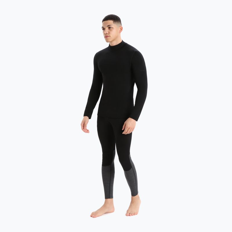 Longsleeve termoaktywny męski icebreaker 260 Tech Turtleneck black 6