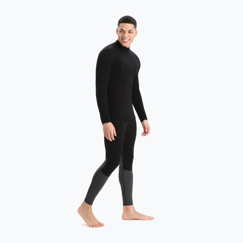 Bluza termoaktywna męska icebreaker 260 Tech Turtleneck black 7