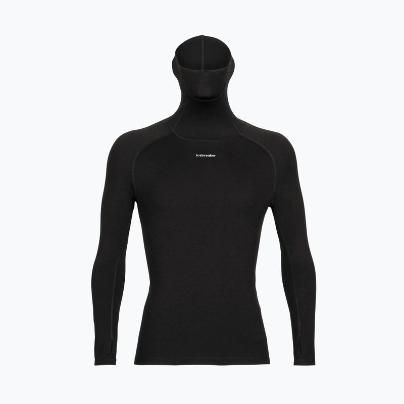 Longsleeve termoaktywny męski icebreaker Merino Roll Neck black 6