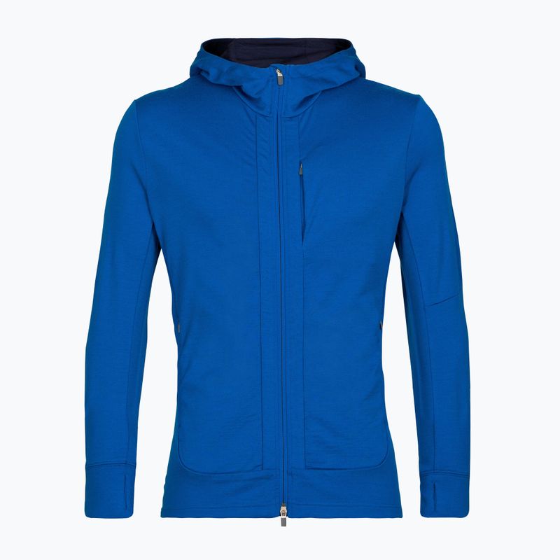 Bluza trekkingowa męska icebreaker Quantum III Zip Hood lazurite/royal navy 10