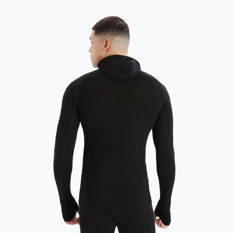 Bluza trekkingowa męska icebreaker ZoneKnit Insulated black 2
