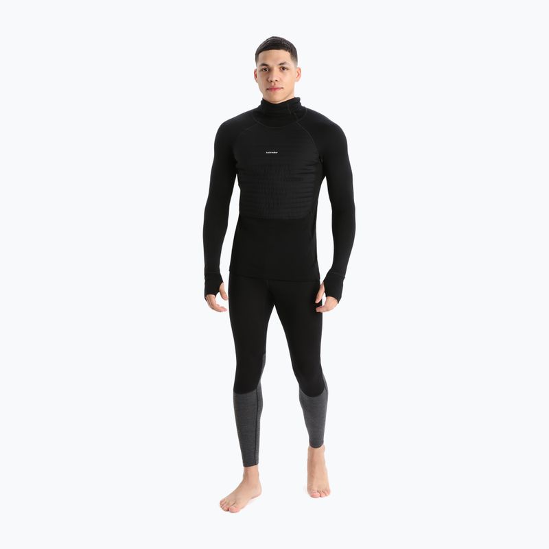 Bluza trekkingowa męska icebreaker ZoneKnit Insulated black 3