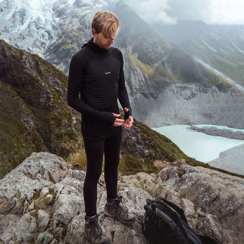 Bluza trekkingowa męska icebreaker ZoneKnit Insulated black 8