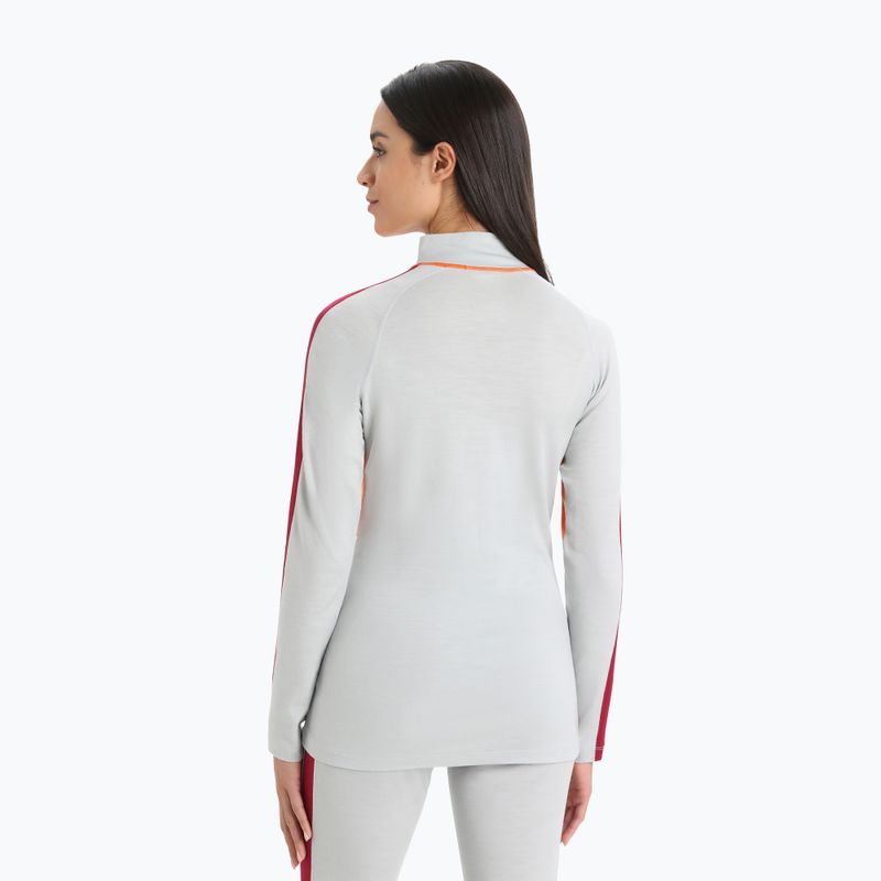 Bluza termoaktywna damska icebreaker 200 Oasis Sonebula High Neck ether/flash/cherry/cb 3