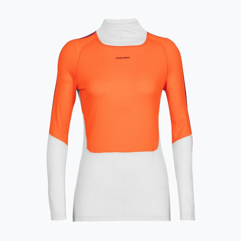 Bluza termoaktywna damska icebreaker 200 Oasis Sonebula High Neck ether/flash/cherry/cb 5