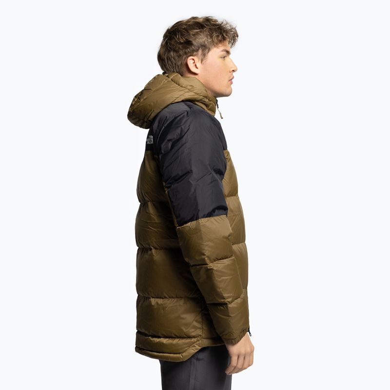 Kurtka puchowa męska The North Face Diablo Down Hoodie military olive/black 3