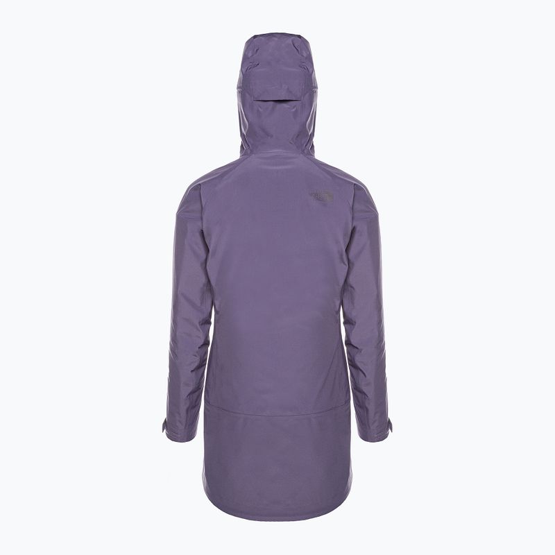 Płaszcz przeciwdeszczowy damski The North Face Dryzzle Futurelight Parka lunar slate 2