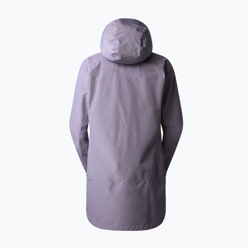 Płaszcz przeciwdeszczowy damski The North Face Dryzzle Futurelight Parka lunar slate 5