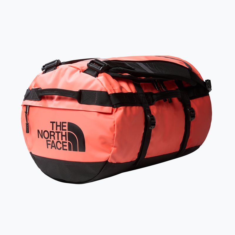 Torba podróżna The North Face Base Camp Duffel S 50 l retro orange/black 8