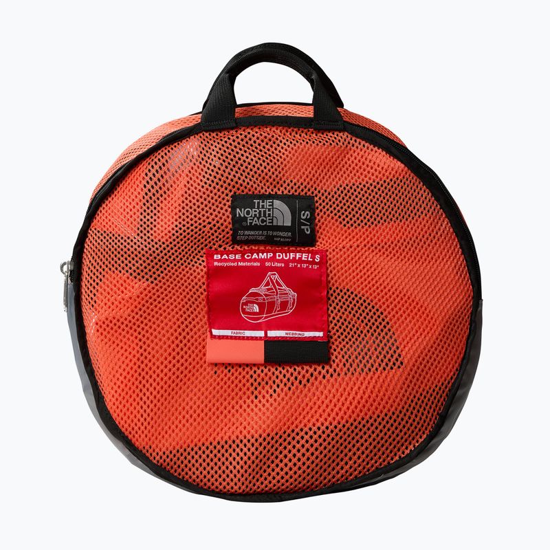 Torba podróżna The North Face Base Camp Duffel S 50 l retro orange/black 10