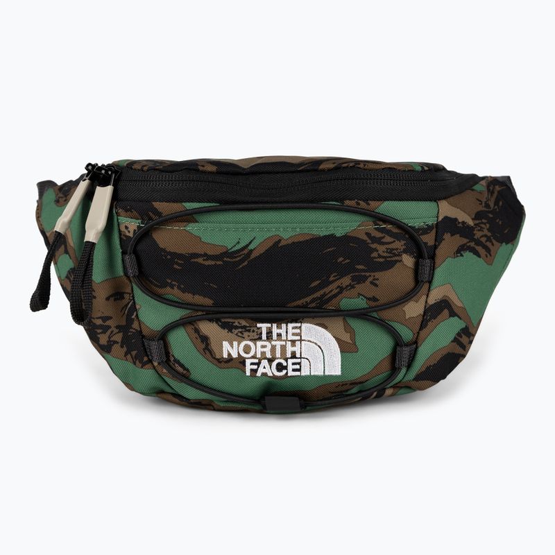 Saszetka nerka The North Face Jester Lumbar deep green grass printed camo/asphalt grey