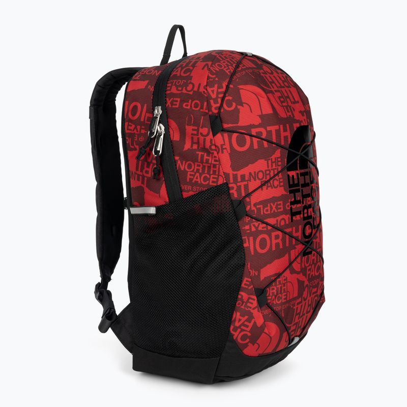 Plecak miejski dziecięcy The North Face Court Jester 24,5 l red brand proud print/black 2