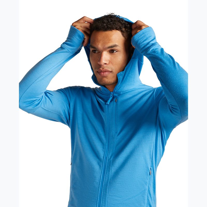 Bluza męska icebreaker Merino 260 Quantum IV Zip Hoodie arctic 7