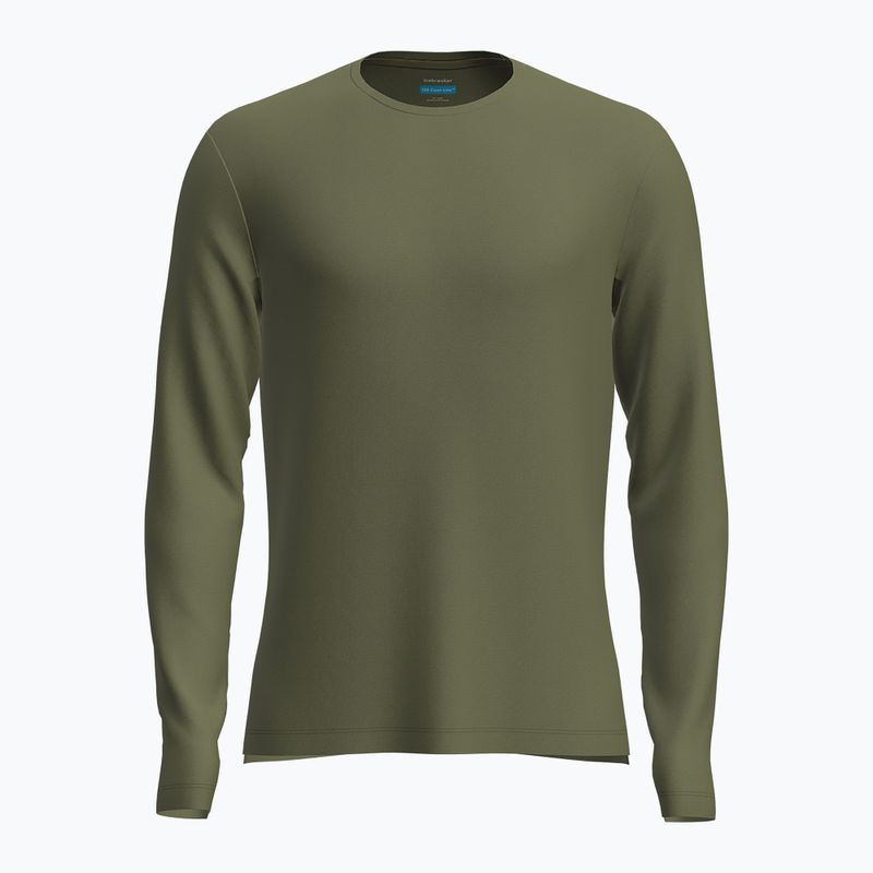 Longsleeve trekkingowy męski icebreaker Merino 125 Cool-Lite Sphere III Tee sphagnum