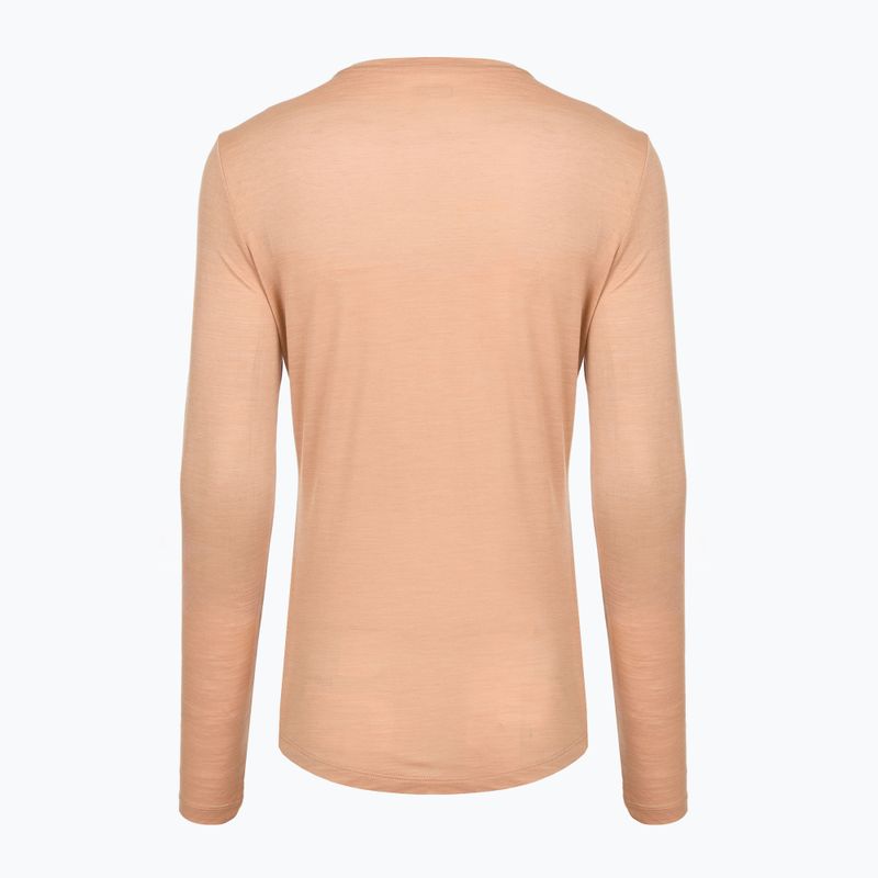 Longsleeve trekkingowy damski icebreaker Merino 125 Cool-Lite Sphere III LS Tee desert sand 2