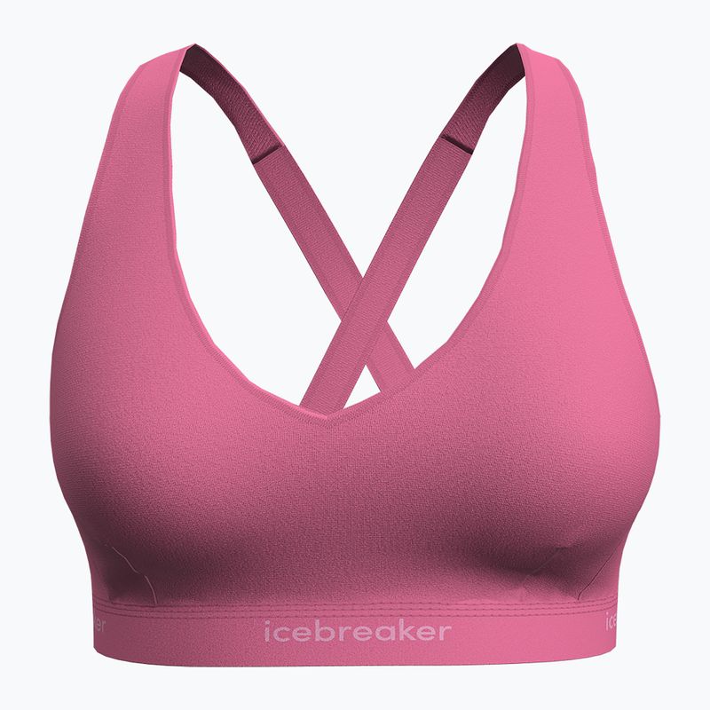 Biustonosz termoaktywny icebreaker Merino 125 Cool-Lite Sprite Racerback pop