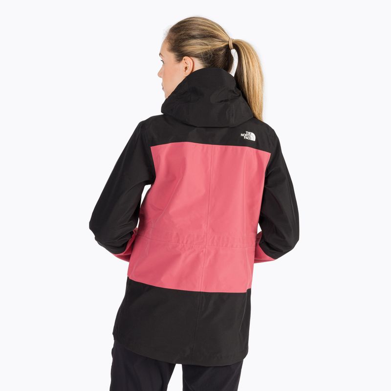 Kurtka przeciwdeszczowa damska The North Face Dryzzle All Weather Futurelight slate rose/black 3