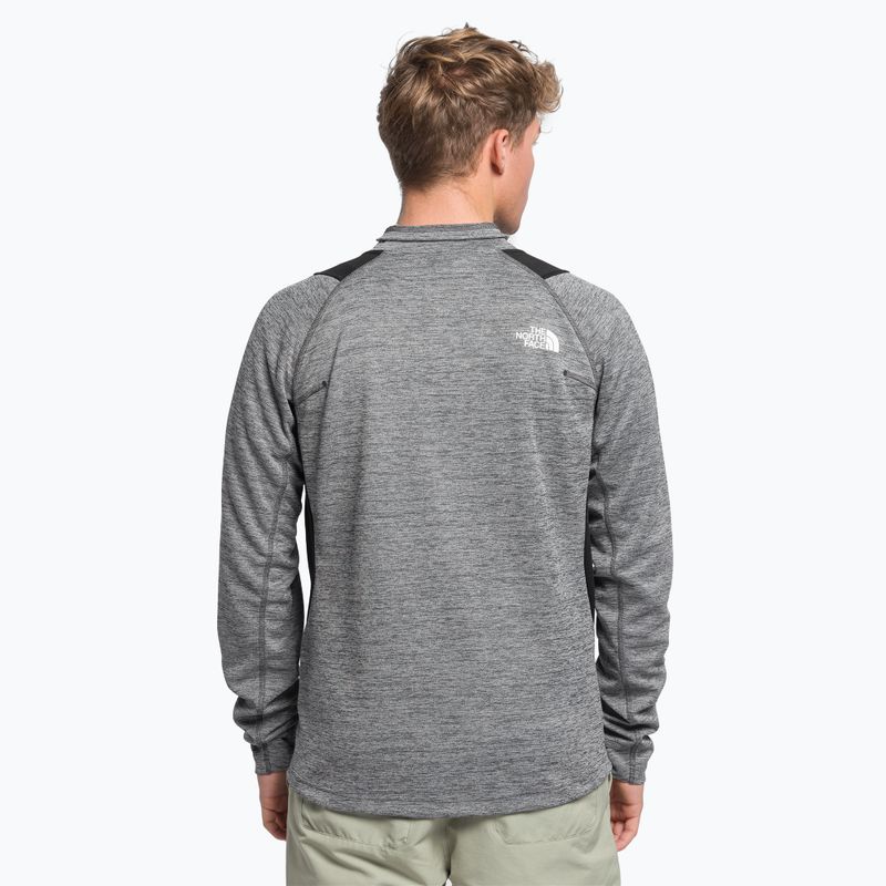 Bluza trekkingowa męska The North Face AO Midlayer FZ asphalt grey lghthtr/black 4