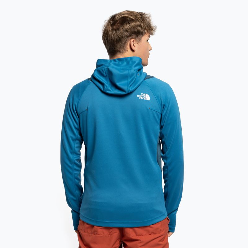 Bluza trekkingowa męska The North Face AO Midlayer FZ Hooded banff blue/monterey blue 4
