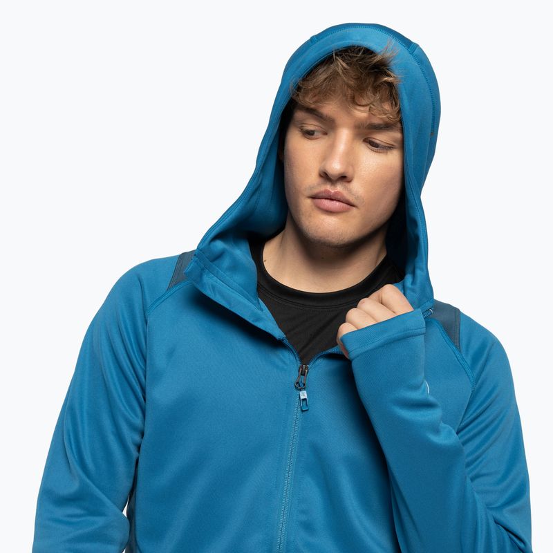 Bluza trekkingowa męska The North Face AO Midlayer FZ Hooded banff blue/monterey blue 5