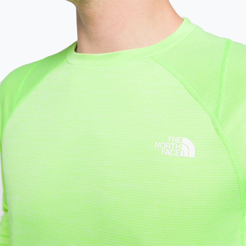 Bluza trekkingowa męska The North Face AO Light safety green whiteheather 5