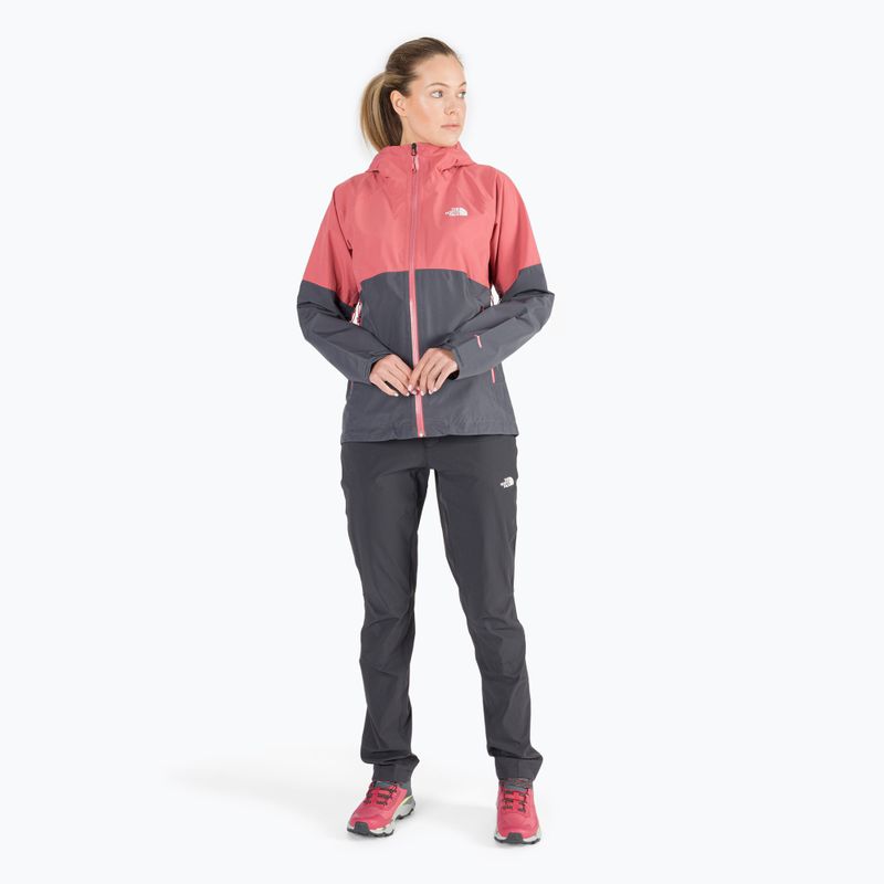 Kurtka przeciwdeszczowa damska The North Face Diablo Dynamic slate rose/vanadis grey 2