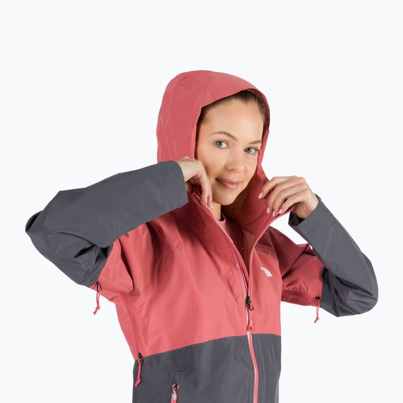 Kurtka przeciwdeszczowa damska The North Face Diablo Dynamic slate rose/vanadis grey 7