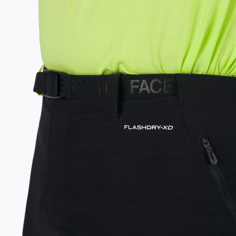 Spodenki trekkingowe męskie The North Face Circadian black/acid yellow 5