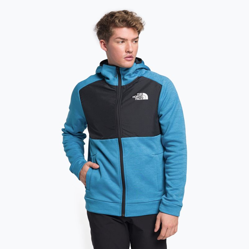 Bluza trekkingowa męska The North Face MA FZ banff bludrkheather/black