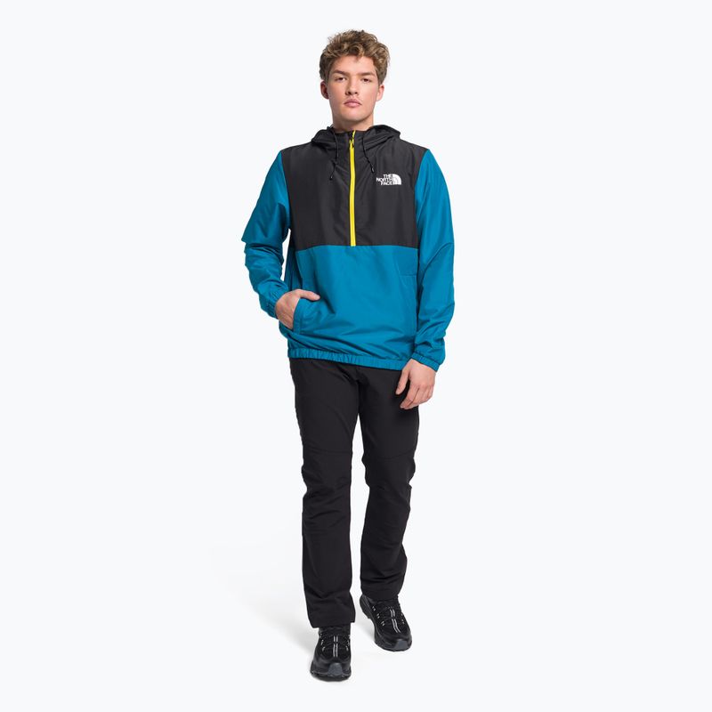 Kurtka przeciwwiatrowa męska The North Face MA Wind Anorak banff blue/black 2