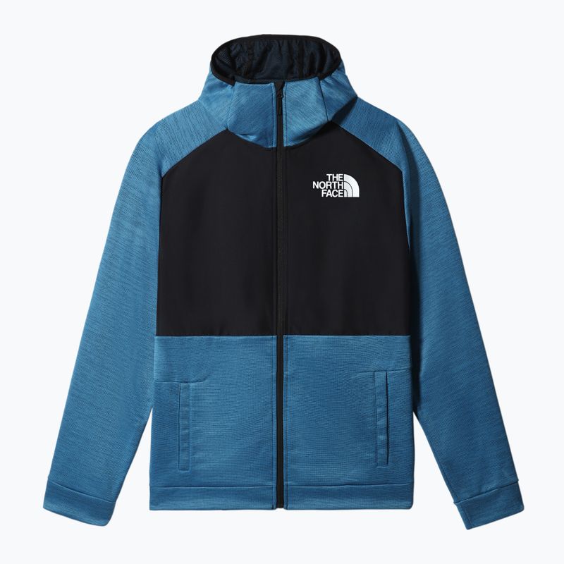 Bluza trekkingowa męska The North Face MA FZ banff bludrkheather/black 10