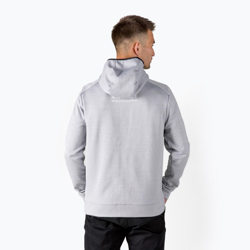 Bluza trekkingowa męska The North Face MA FZ light grey hthr/black 3