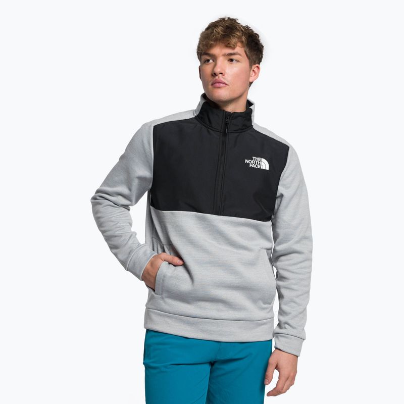 Bluza trekkingowa męska The North Face MA 1/4 light grey hthr/black