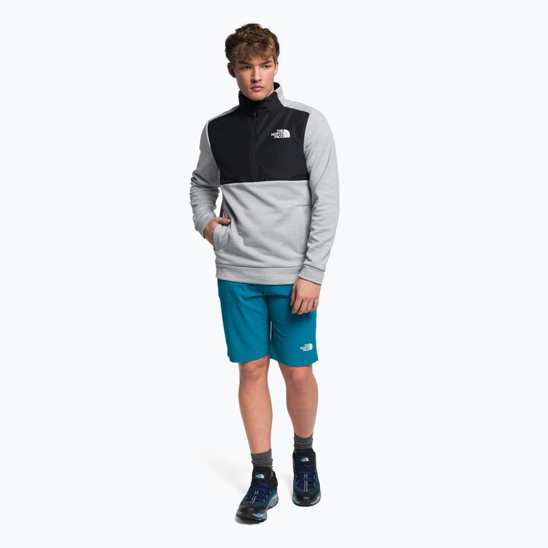 Bluza trekkingowa męska The North Face MA 1/4 light grey hthr/black 2