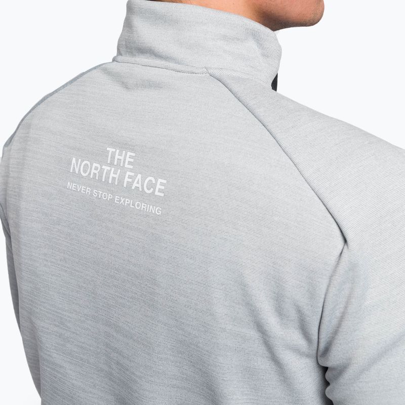 Bluza trekkingowa męska The North Face MA 1/4 light grey hthr/black 7