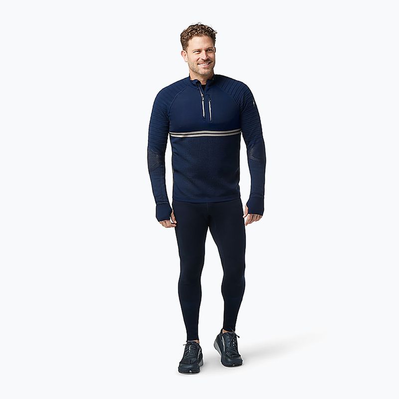 Longsleeve termoaktywny męski Smartwool Intraknit Merino Tech 1/4 Zip deep navy 6