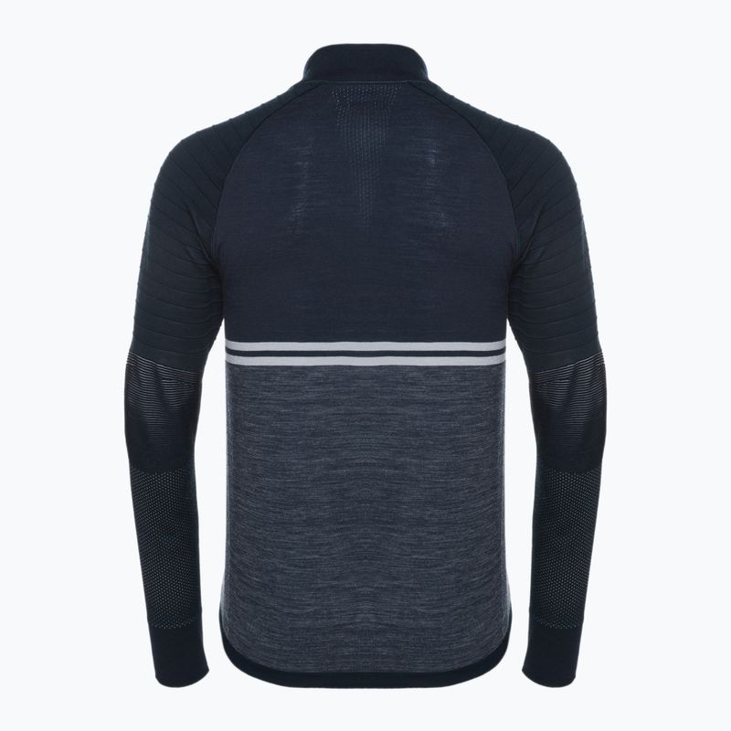 Longsleeve termoaktywny męski Smartwool Intraknit Merino Tech 1/4 Zip deep navy 2