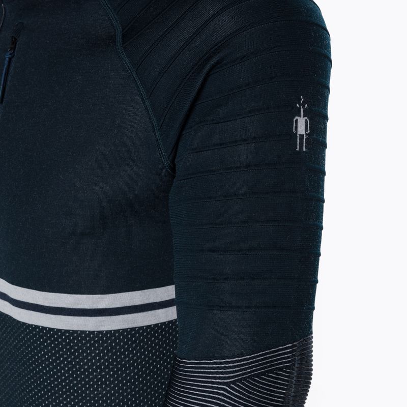 Bluza termoaktywna męska Smartwool Intraknit Merino Tech 1/4 Zip deep navy 4