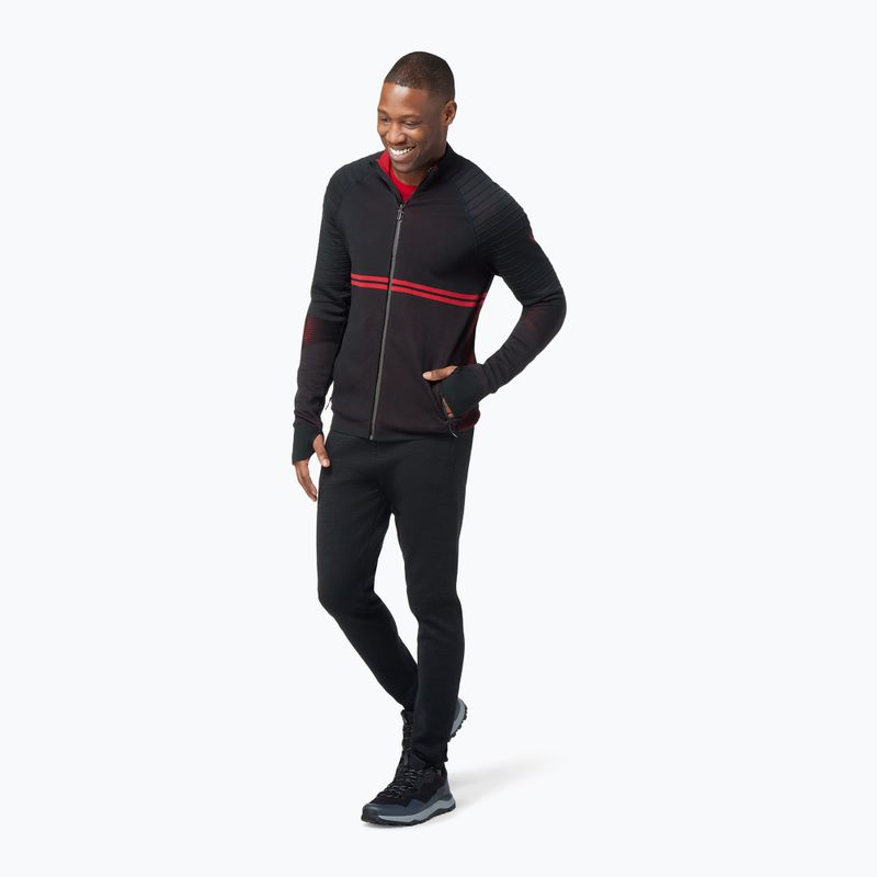 Bluza termoaktywna męska Smartwool Intraknit Merino Tech Full Zip black 2