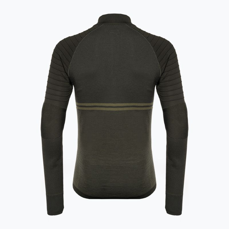 Longsleeve termoaktywny męski Smartwool Intraknit Merino Tech 1/4 Zip north woods 2