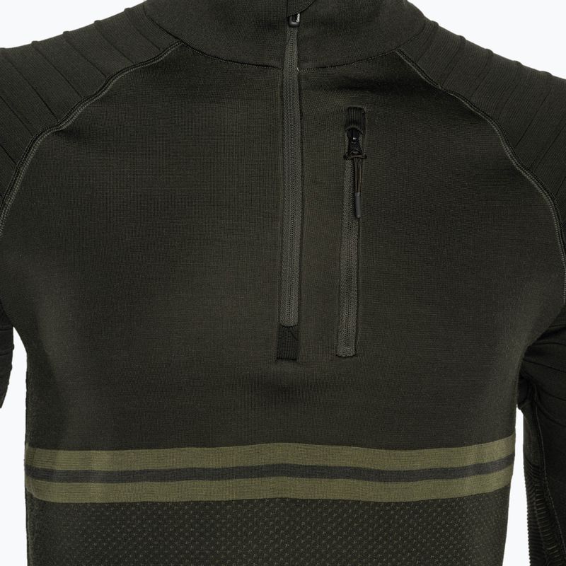 Longsleeve termoaktywny męski Smartwool Intraknit Merino Tech 1/4 Zip north woods 3