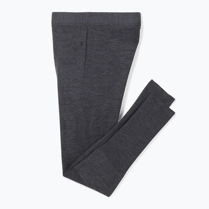 Spodnie termoaktywne męskie Smartwool Intraknit Thermal Merino Baselayer charcoal heather black 3