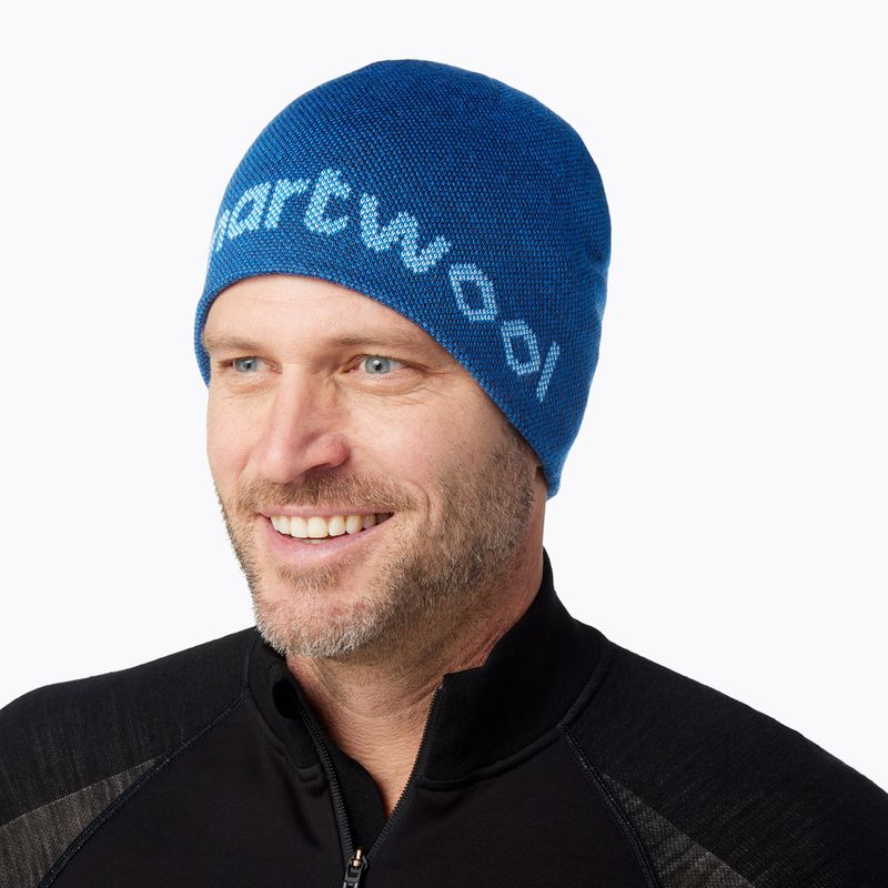 Czapka zimowa Smartwool Smartwool Lid Logo laguna blue 7
