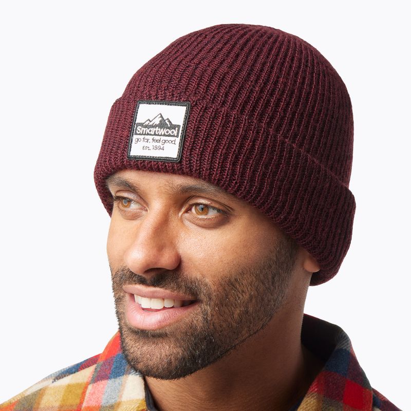 Czapka zimowa Smartwool Smartwool Patch black cherry heather 7