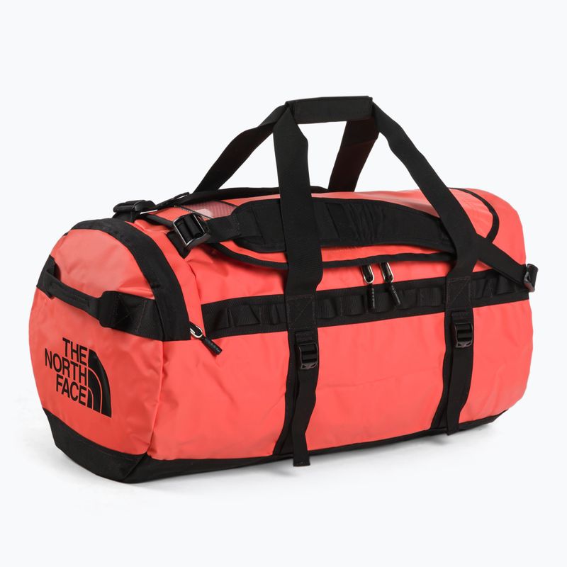 Torba podróżna The North Face Base Camp Duffel M 71 l retro orange/black